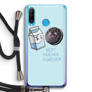 CaseCompany Best Friend Forever: Huawei P30 Lite Transparant Hoesje met koord