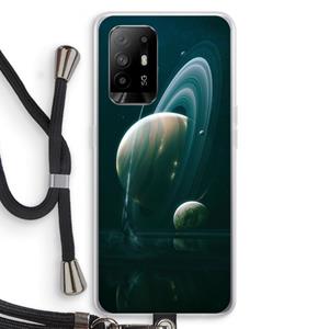 CaseCompany Mercurius: Oppo A95 5G Transparant Hoesje met koord