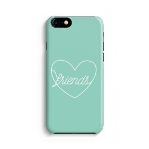 CaseCompany Friends heart pastel: Volledig Geprint iPhone 7 Hoesje