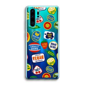 CaseCompany Fruitsticker: Huawei P30 Pro Transparant Hoesje