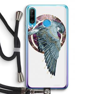 CaseCompany Golden Falcon: Huawei P30 Lite Transparant Hoesje met koord