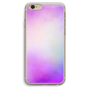 CaseCompany Clouds pastel: iPhone 6 Plus / 6S Plus Transparant Hoesje