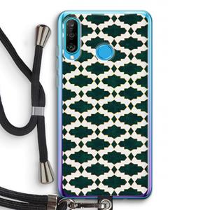 CaseCompany Moroccan tiles: Huawei P30 Lite Transparant Hoesje met koord