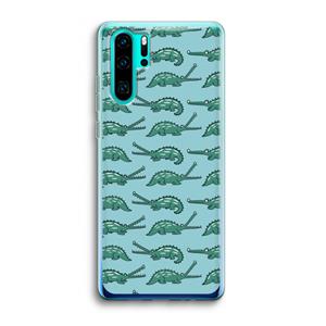 CaseCompany Kroko: Huawei P30 Pro Transparant Hoesje