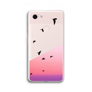 CaseCompany Fly away: Google Pixel 3 XL Transparant Hoesje