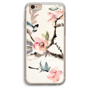 CaseCompany Japanse bloemen: iPhone 6 Plus / 6S Plus Transparant Hoesje