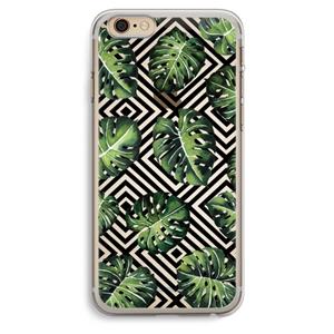 CaseCompany Geometrische jungle: iPhone 6 Plus / 6S Plus Transparant Hoesje