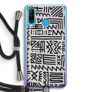 CaseCompany Marrakech print: Huawei P30 Lite Transparant Hoesje met koord