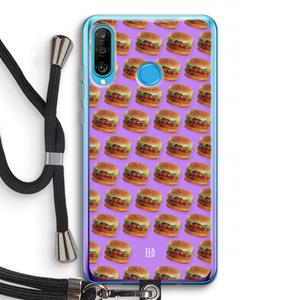 CaseCompany Giants: Huawei P30 Lite Transparant Hoesje met koord