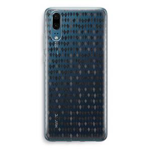 CaseCompany Crazy shapes: Huawei P20 Transparant Hoesje
