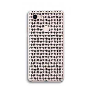 CaseCompany Crazy shapes: Google Pixel 3 XL Transparant Hoesje