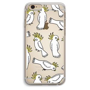 CaseCompany Papegaai: iPhone 6 Plus / 6S Plus Transparant Hoesje