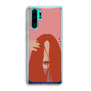 CaseCompany Woke up like this: Huawei P30 Pro Transparant Hoesje
