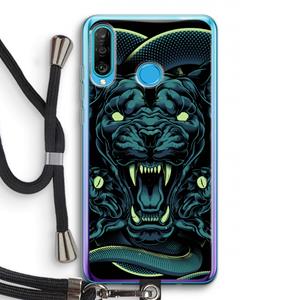 CaseCompany Cougar and Vipers: Huawei P30 Lite Transparant Hoesje met koord