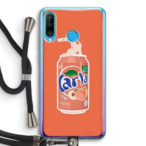 CaseCompany S(peach)less: Huawei P30 Lite Transparant Hoesje met koord