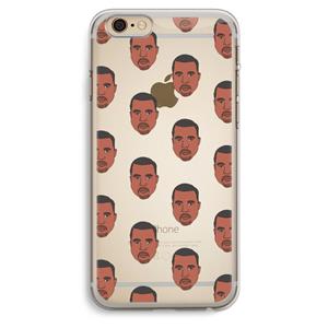 CaseCompany Kanye Call Me℃: iPhone 6 Plus / 6S Plus Transparant Hoesje