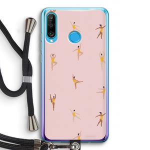 CaseCompany Dans #2: Huawei P30 Lite Transparant Hoesje met koord