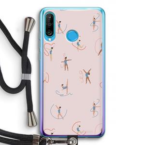 CaseCompany Dancing #3: Huawei P30 Lite Transparant Hoesje met koord