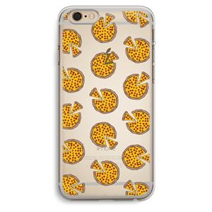 CaseCompany You Had Me At Pizza: iPhone 6 Plus / 6S Plus Transparant Hoesje