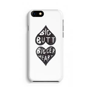 CaseCompany Big butt bigger heart: Volledig Geprint iPhone 7 Hoesje