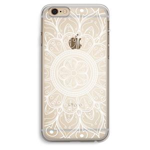 CaseCompany Roses Are Red: iPhone 6 Plus / 6S Plus Transparant Hoesje