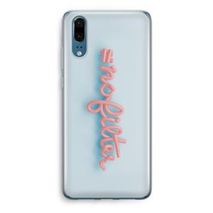 CaseCompany nofilter: Huawei P20 Transparant Hoesje