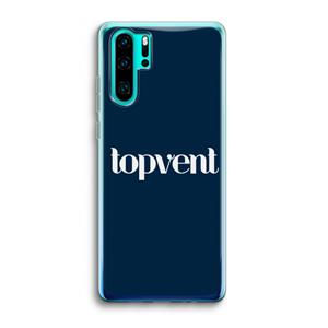 CaseCompany Topvent Navy: Huawei P30 Pro Transparant Hoesje