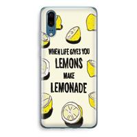 CaseCompany Lemonade: Huawei P20 Transparant Hoesje