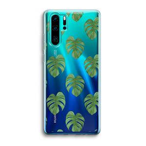 CaseCompany Monstera leaves: Huawei P30 Pro Transparant Hoesje
