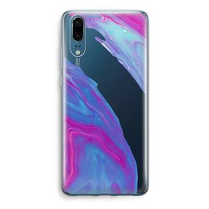 CaseCompany Zweverige regenboog: Huawei P20 Transparant Hoesje