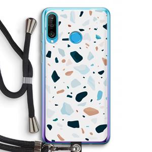 CaseCompany Terrazzo N°13: Huawei P30 Lite Transparant Hoesje met koord