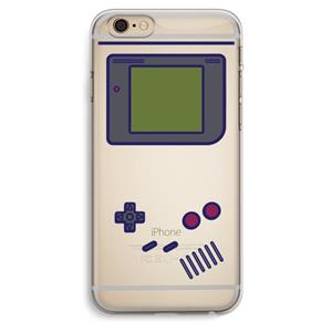 CaseCompany Game On: iPhone 6 Plus / 6S Plus Transparant Hoesje