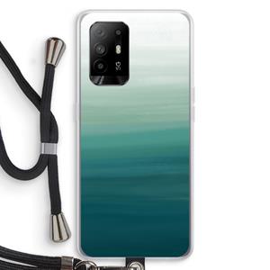 CaseCompany Ocean: Oppo A95 5G Transparant Hoesje met koord