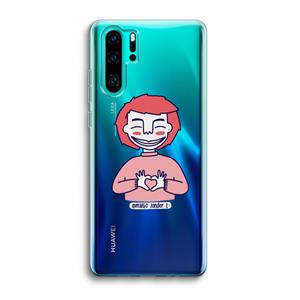 CaseCompany Hartje: Huawei P30 Pro Transparant Hoesje