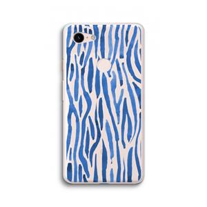 CaseCompany Blauwe nerven: Google Pixel 3 XL Transparant Hoesje