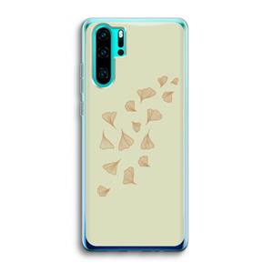 CaseCompany Falling Leaves: Huawei P30 Pro Transparant Hoesje