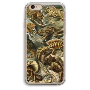 CaseCompany Haeckel Lacertilia: iPhone 6 Plus / 6S Plus Transparant Hoesje