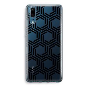 CaseCompany Geometrisch patroon: Huawei P20 Transparant Hoesje