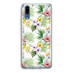 CaseCompany Gele kuif: Huawei P20 Transparant Hoesje