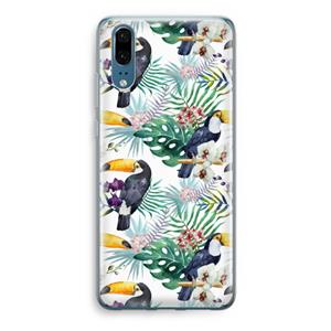 CaseCompany Tukans: Huawei P20 Transparant Hoesje