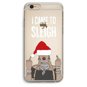 CaseCompany Came To Sleigh: iPhone 6 Plus / 6S Plus Transparant Hoesje