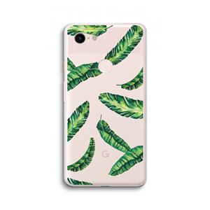 CaseCompany Lange bladeren: Google Pixel 3 XL Transparant Hoesje