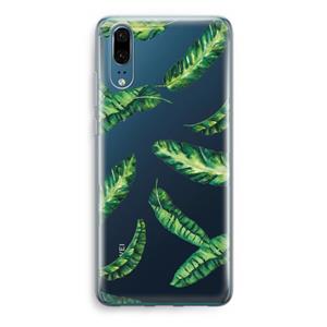 CaseCompany Lange bladeren: Huawei P20 Transparant Hoesje