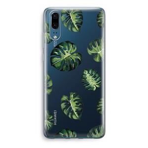 CaseCompany Tropische bladeren: Huawei P20 Transparant Hoesje