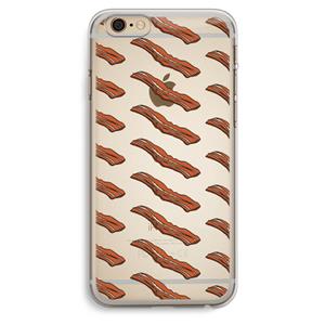 CaseCompany Bacon to my eggs #2: iPhone 6 Plus / 6S Plus Transparant Hoesje