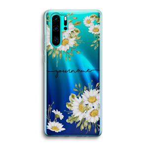 CaseCompany Daisies: Huawei P30 Pro Transparant Hoesje