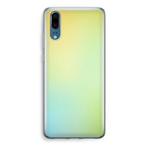 CaseCompany Minty mist pastel: Huawei P20 Transparant Hoesje