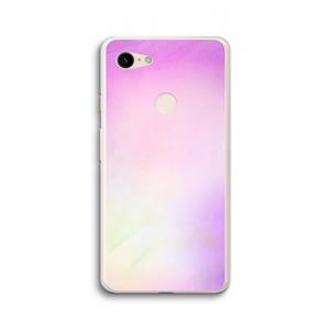 CaseCompany Flow mist pastel: Google Pixel 3 XL Transparant Hoesje