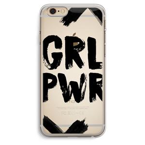 CaseCompany Girl Power #2: iPhone 6 Plus / 6S Plus Transparant Hoesje