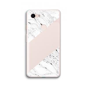 CaseCompany Biggest stripe: Google Pixel 3 XL Transparant Hoesje